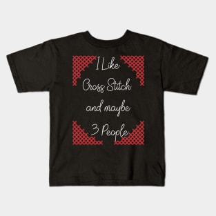 Introvert Cross Stitcher Kids T-Shirt